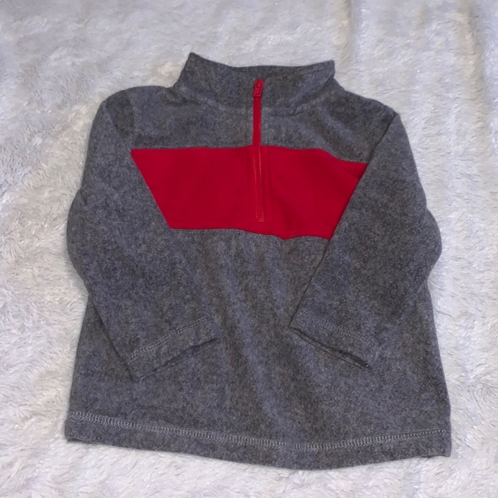 (3 for $10) George  18-24 month 1/4 zip fleece sweater baby boy